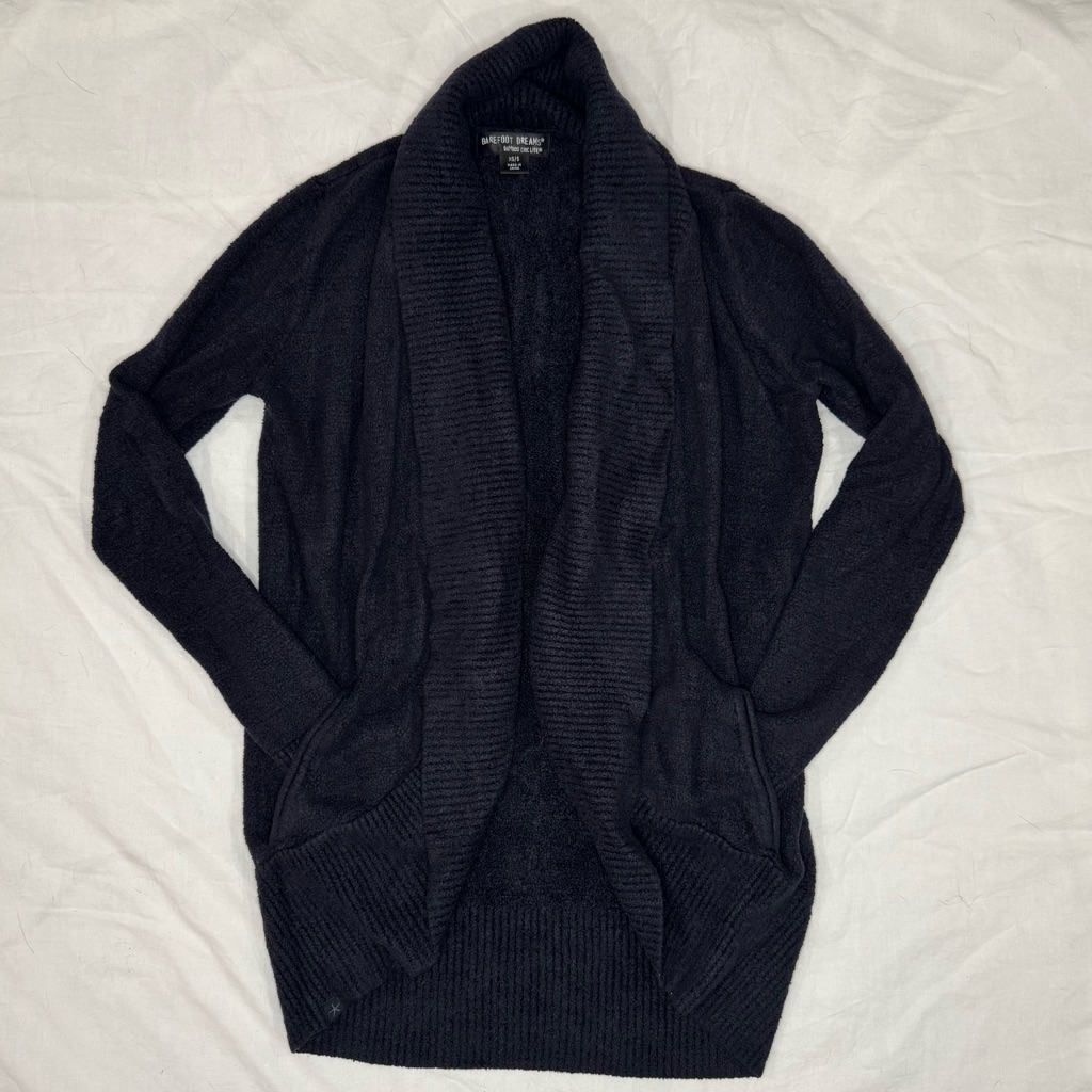 Barefoot Dreams Bamboo Chic Lite Open Front Cardigan Size Xs/S